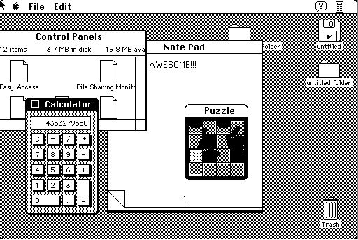 Apple Macintosh OS  - 1984 