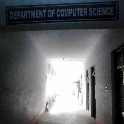 The department corridor