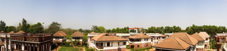 Panoramic views of the entire campus, from our rooftop