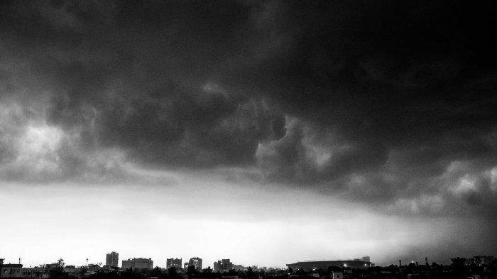 There was a week of high temperature and humidity, and finally, on the 11th of June, God gifted Kolkata with this sky, a storm, and torrential rainfall!